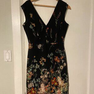 Zara Plunging Neckline Cocktail Dress